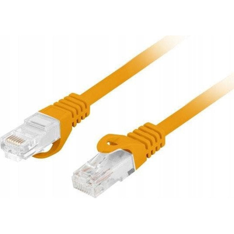 Lanberg PATCHCORD KAT.6 UTP LSZH CU 10M POMARAŃCZOWY FLUKE PASSED LANBERG