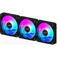 Gigabyte AORUS EZ CHAIN FAN 120 (3-Pack) Motininė plokštė Ventiliatorius 12 cm Juoda 3 vnt