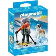 Playmobil My Life 71741 Narciarz z bernardynem