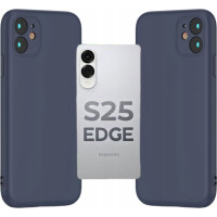 Etteri NAKŁADKA SILICON CASE DO SAMSUNG GALAXY S25 EDGE CIEMNONIEBIESKA