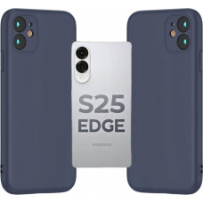 Etteri NAKŁADKA SILICON CASE DO SAMSUNG GALAXY S25 EDGE CIEMNONIEBIESKA