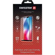 Swissten Hartowane szk�o ochronne Swissten, pro Apple iPhone XS MAX, czarna, case friendly and color frame