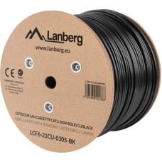 Lanberg Lanberg FTP installation cable, cat. 6, OUTDOOR CU wire, 305m, black