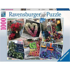 Ravensburger Puzzle 2D 1000 elements NYC flower flash