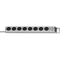 Brennenstuhl Power strip Brennenstuhl Super-Solid-Line overvoltage 8 sockets 2.5 m silver (1441050000)
