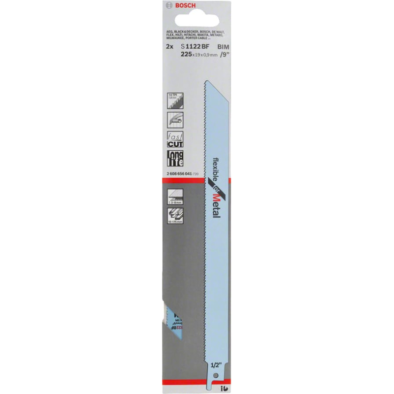 Bosch BRZESZCZOT DO PIŁY SZABLASTEJ S1122BF /2szt. 225mm