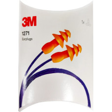 3M Daugkartiniai ausų kištukai su virvele, 1271, dėžutėje , SNR, 3M