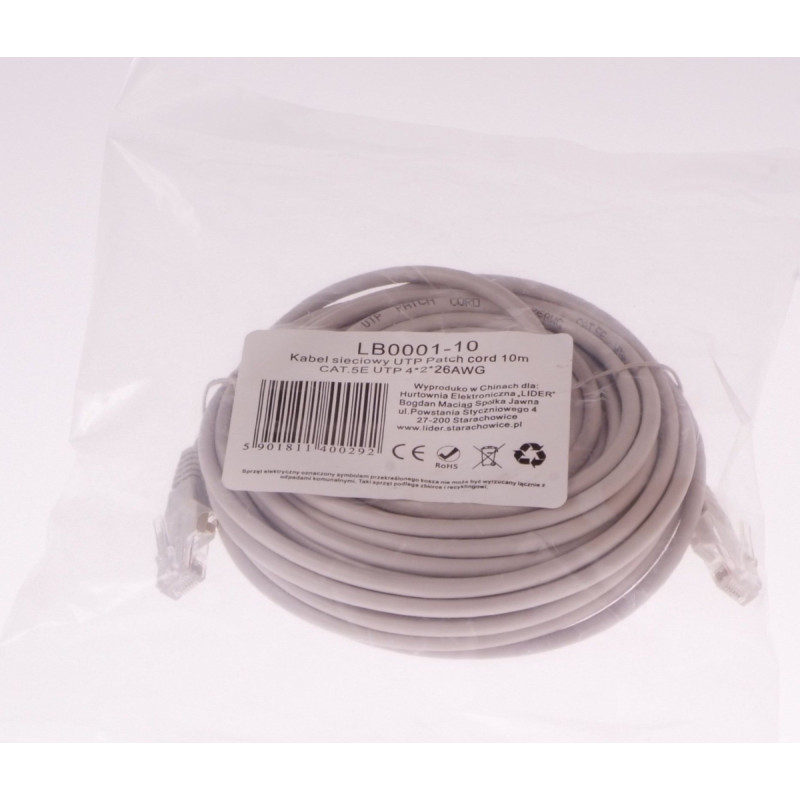Libox UTP 10m CAT.5E UTP 4x2x26 AWG