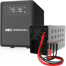 Green Cell Zasilacz awaryjny UPS AVR PowerCore 1000W/1500VA 12VDC