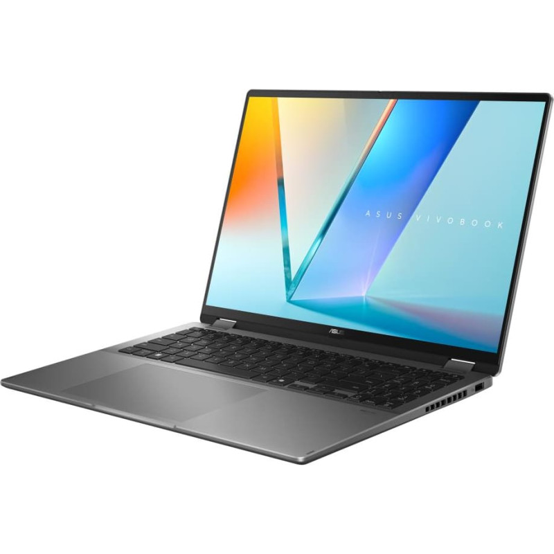 Asus Ultrabook|ASUS|VivoBook Flip|TP3607SH-RJ013W|CPU  Core Ultra|u7-258V|2200 MHz|16"|Touchscreen|2880x1800|RAM 16GB|LPDDR5x|SSD 1TB|NVIDIA&reg; GeForce RTXT 5050 Laptop GPU|8GB|ENG|Card Reader Micro SD|Windows 11 Home|Grey|1.8 kg|90NB15S1-M001F0