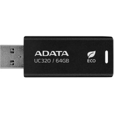 Adata UC320 USB atmintukas 64 GB USB A tipo 3.2 Gen 1 (3.1 Gen 1) Juoda
