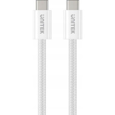 Unitek Kabel USB Unitek USB-C - USB-C 1 m Biały (C14141AWH01-1M)