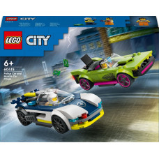 Lego City Pursuit of a police car behind a muscle car (60415)