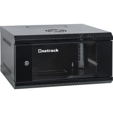 Netrack Szafa serwerowa wisząca RACK 19" 4U 400mm Netrack ECO-Line czarna