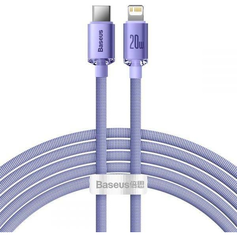 Baseus USB cable Baseus USB-C - Lightning 2 m Purple (FD-2310-6932172602796)