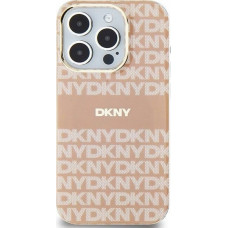 Dkny DKNY DKHMP15SHRHSEP iPhone 15 / 14 / 13 6.1" różowy/pink hardcase IML Mono & Stripe MagSafe