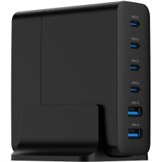 Gembird CHARGER USB UNIVERSAL 6P 75W/TA-UC-2A4C-PD75-01-BK GEMBIRD