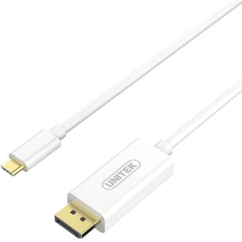 Unitek Kabel USB Unitek USB-C - 1.8 m Biały (V400A)