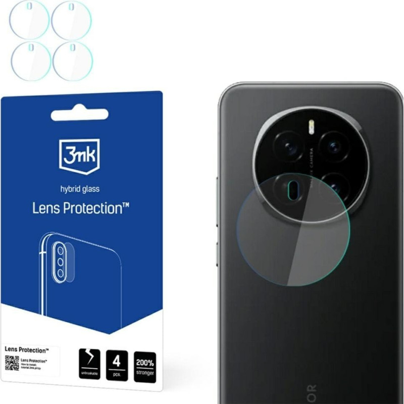 Defaultbrand Ochrona na obiektyw aparatu 3MK Lens      Protect do Honor magic 7 Pro 4szt