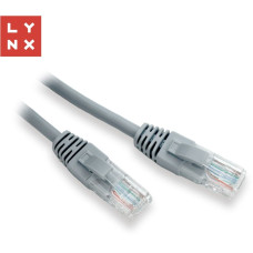 Lynx Cs LYNX UTP patch kabel Cat5e, PVC, CCA, 10m, šedý