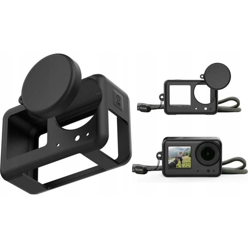 Telesin Pokrowiec Futerał Case Etui + Pasek + Dekielek Do Dji Osmo Action 5 Pro / 4 / 3 / S6-ptc-011-tdj