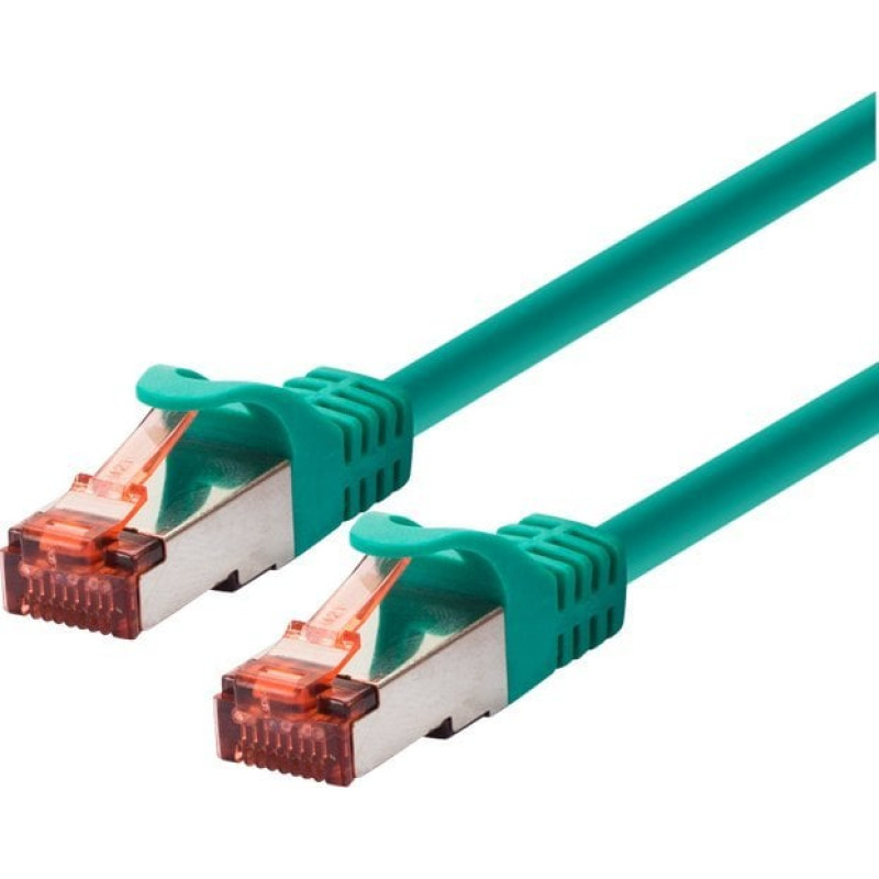 Logon TCF66F003G kabel sieciowy Zielony 0,3 m Cat6a F/UTP (FTP)