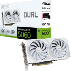 Asus VGA PCIE16 RTX5060 8GB GDDR7/DUAL-RTX5060-O8G-WHITE ASUS