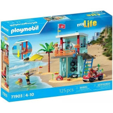 Playmobil Zestaw z figurkami My Life 71903 Wieża ratownicza i plażowy samoch&oacute;d buggy Playmobil