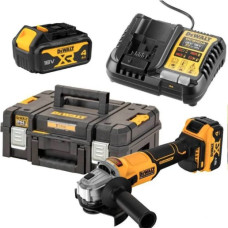 Dewalt SZLIFIERKA KĄT.125mm 18V DCG407M2T 2x4,0Ah BL TSTAK