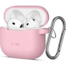 Tech-Protect TECH-PROTECT SILICONE HOOK APPLE AIRPODS 4 DUSTY PINK