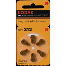 Kodak Bateria do aparatów słuchowych 312 6 szt.