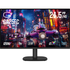 Cooler Master GA25FC, gaming monitor - 24.5 - black, FullHD, IPS, Adaptive-Sync, 120Hz panel