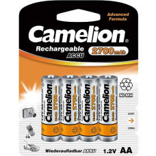 Camelion | AA/HR6 | 2700 mAh | Rechargeable Batteries Ni-MH | 4 pc(s)