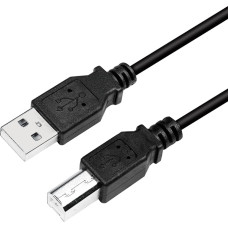 Logilink USB cable LogiLink USB-A - USB-B 5 m Black (CU0009B)