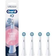 Oral-B | Replaceable toothbrush heads | iO Gentle Care | Heads | For adults | Number of brush heads included 4 | Number of teeth brushing modes Does not apply | White