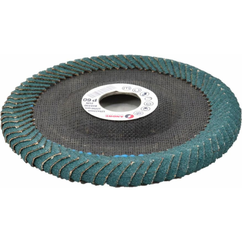 Andre ŚCIERNICA PACHWINOWA 125mm P40  ZUR CYRKONOWA PŁASKA