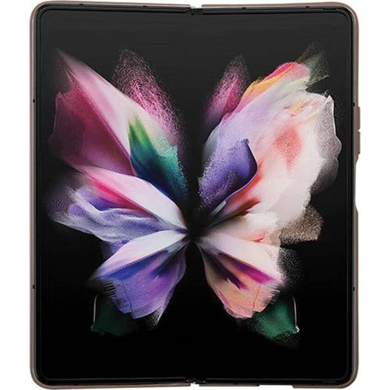 Guess Guess GUHCZFD5P4TDPW F946 Z Fold5 brązowy/brown hardcase Leather 4G Triangle Strass