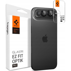 Spigen Glass tR EZ Fit Optik Pro 2 Pack, black - iPhone Air