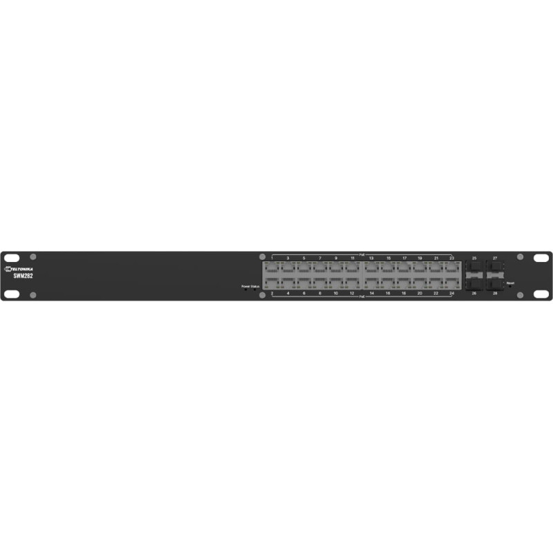 Teltonika SWM282 PoE+ managed switch | SWM282 | Multi-layer managed | SFP ports quantity 4