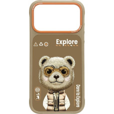 Nimmy Etui Nimmy Cool&Cute 2.0 Bear do iPhone 17 Pro bezowy