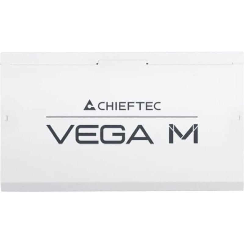 Chieftec Vega M 850W White, PC power supply white, 1x 12 pin high power GPU, 4x PCIe, cable management, 850 watts