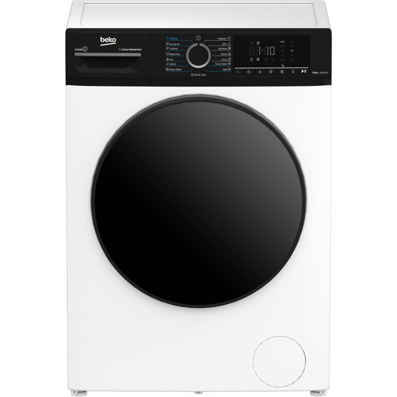 Beko BMM5DFO5741WPB Washing machine with Dryer, Free standing, Front loading, Washing 7 kg, Drying 5 kg, White | BEKO