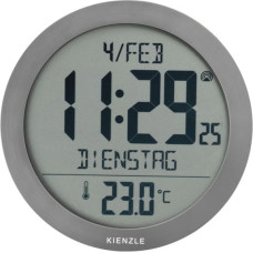 Kienzle Funkuhr mit Innentem- peratur, anthrazit