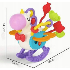 Bounn Konik sensoryczny na biegunach jednorożec edukacyjny dla dzieci