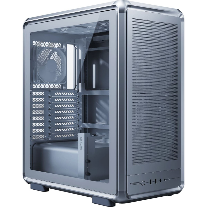 Cooler Master Masterframe 500 Mesh, Tower Case Silver, Tempered Glass