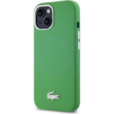 Lacoste LCHMP15SSMAN iPhone 15 6.1" zielony/estragon hardcase Silicone Croco Logo MagSafe