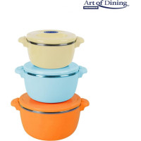 Termoso rinkinys 3 dalių BELLY oranžinis HR-SNV-246LP HEINNER
