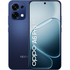 Oppo A6 Pro 5G 16,7 cm (6.57") Dviguba SIM jungtis Android 15 C tipo USB 8 GB 256 GB 6500 mAh Mėlyna
