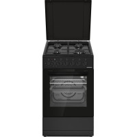 Kombinuota dujinė viryklė HFSC-S60LITGC-BK HEINNER