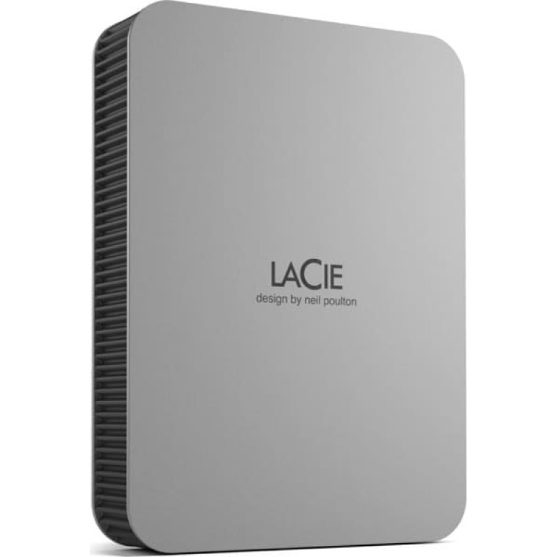 Lacie External HDD|LACIE|Mobile Drive|4TB|USB-C|Colour Silver|STLP4000400